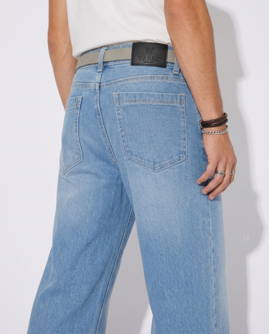 ORIGINALS DENIM - LIGHT WASH BLUE STRAIGHT FIT