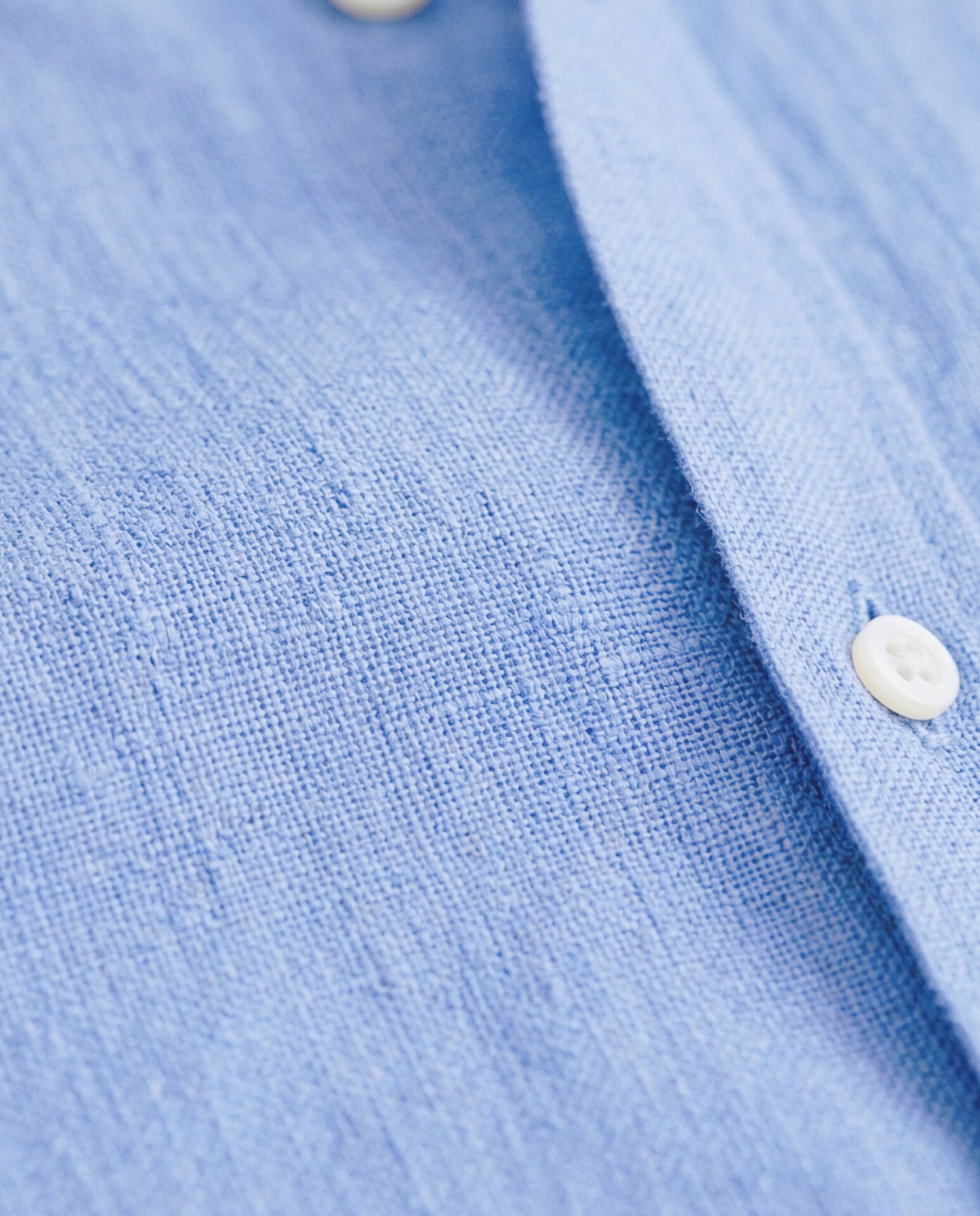 LUXE COTTON LINEN SHIRT - MIDNIGHT BLUE