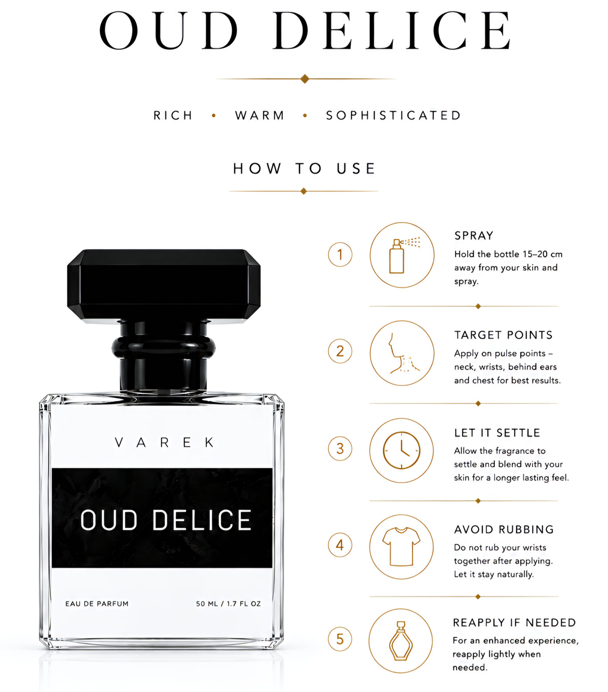 VAREK OUD DELICE PERFUME