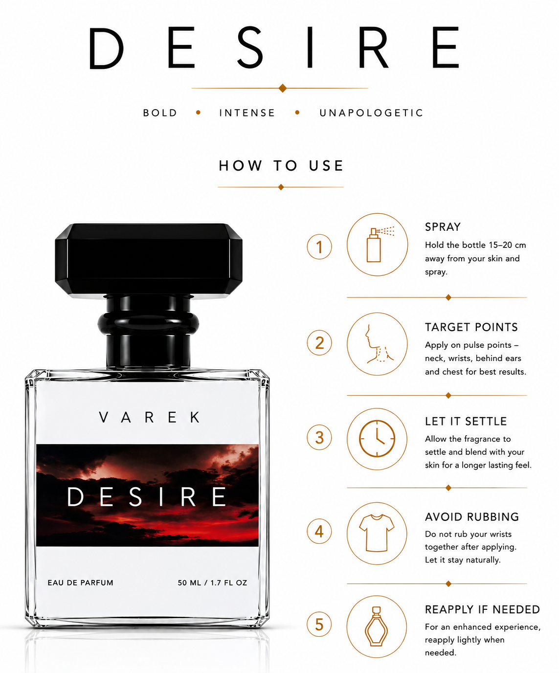 VAREK DESIRE PERFUME