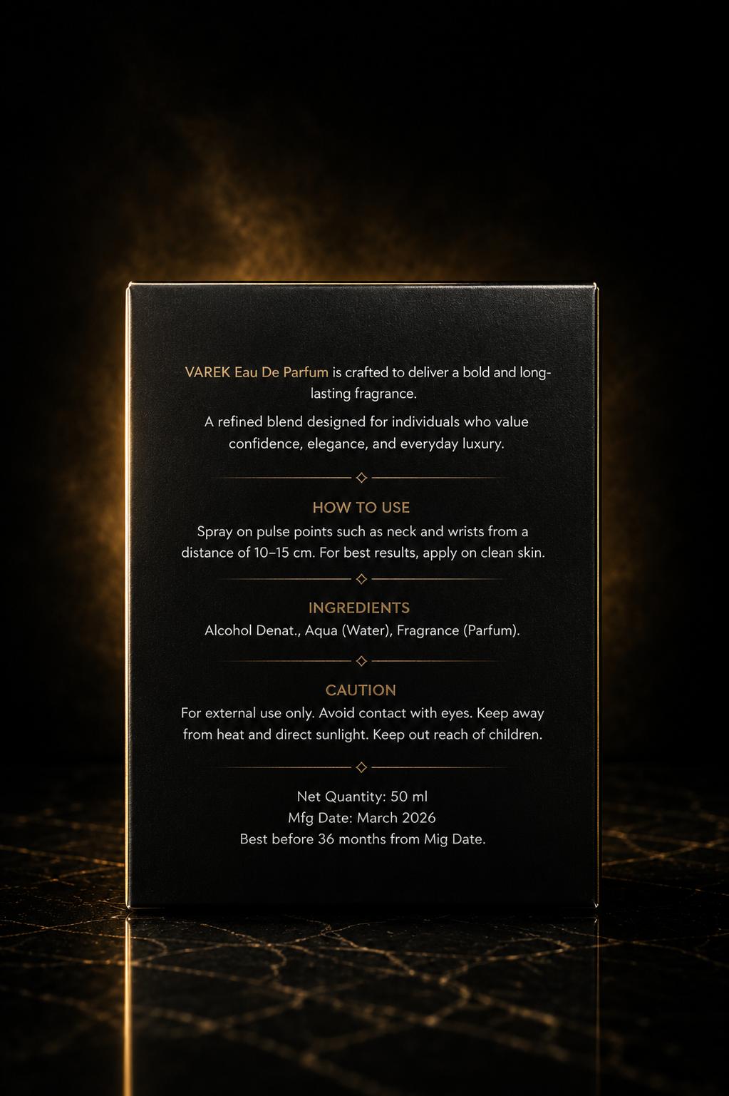 VAREK DESIRE PERFUME